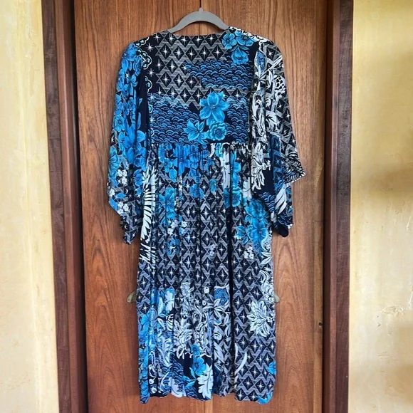 Johnny Was kimono shift dress XS - Picture 3 of 6
